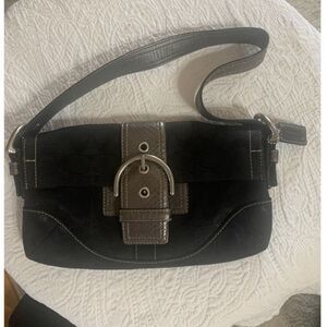 2005 Coach Black SOHO Signature Bag with Tag